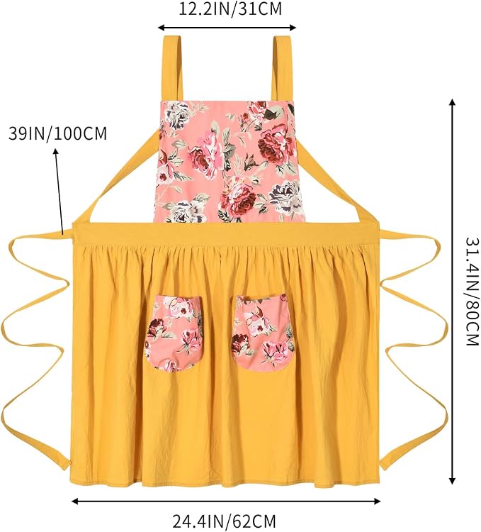 Pinknoke Vintage Pinafore Apron Dress - Image 5