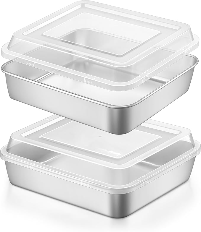 LIANYU 8 x 8 Square Baking Pan by LIANYU