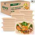 100 Piece Meal Prep Containers by GlotochExpress
