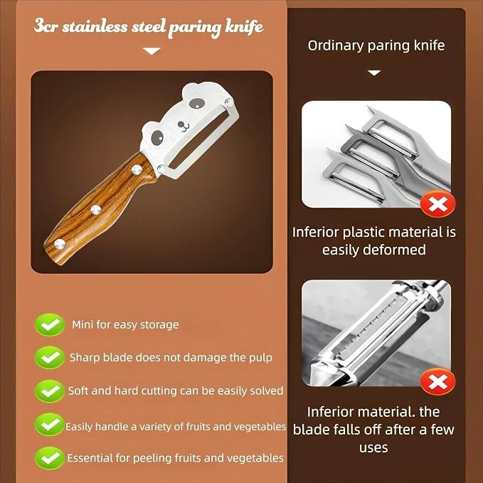 Vegetable Peeler Sharp Stainless Steel Blades - Image 5