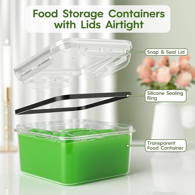 KEMETHY 54-Piece Food Storage Containers - Image 5