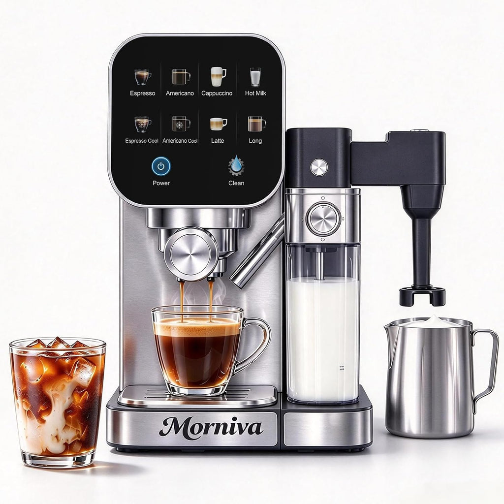 Espresso Machine with Automatic Milk Frother&Cold Milk Frother