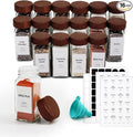 16 Pcs Spice Jars, 4oz Seasoning Containers by ckcy
