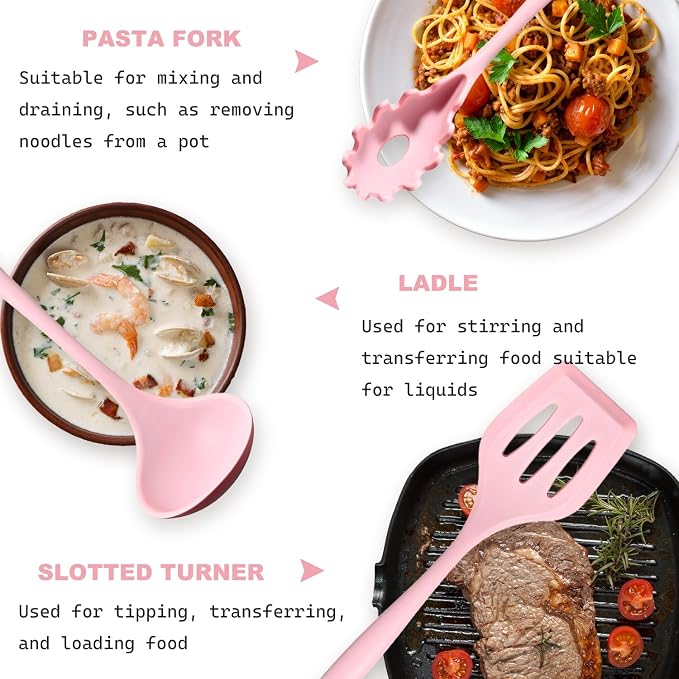 Silicone Kitchen Utensils Set - Image 5