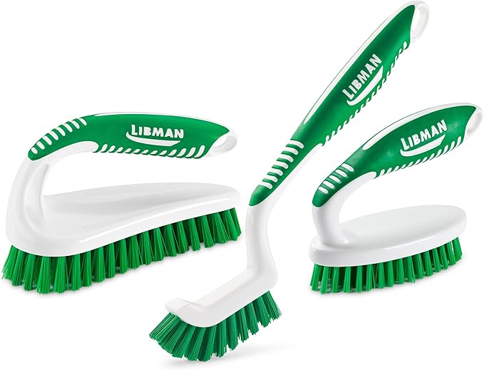 Libman Scrub Brush Kit | Cleaning Brush | Tile & Grout Brush | Small Scrub by TheLibmanCompany