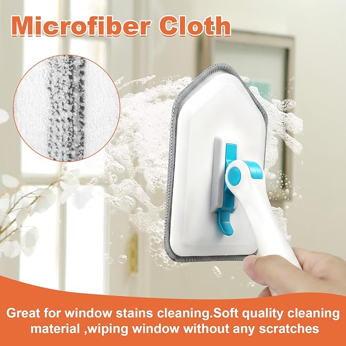 Long Handled Scrub Brush for Shower, 3-in-1 Cleaning Brushes - Image 8