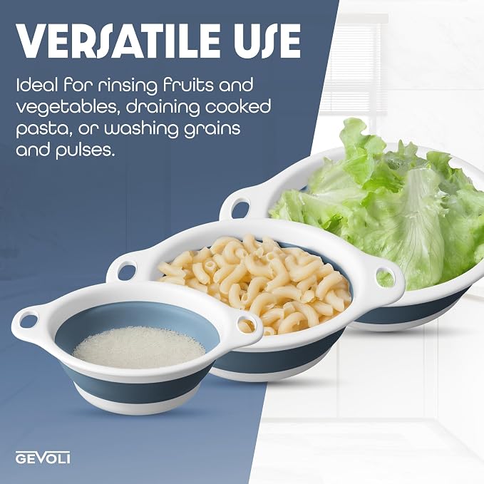 Gevoli Collapsible Colanders Food Strainers - Image 7