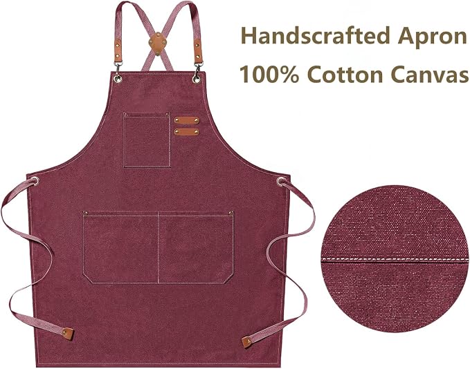 AFUN Chef Aprons for Men Women - Image 5
