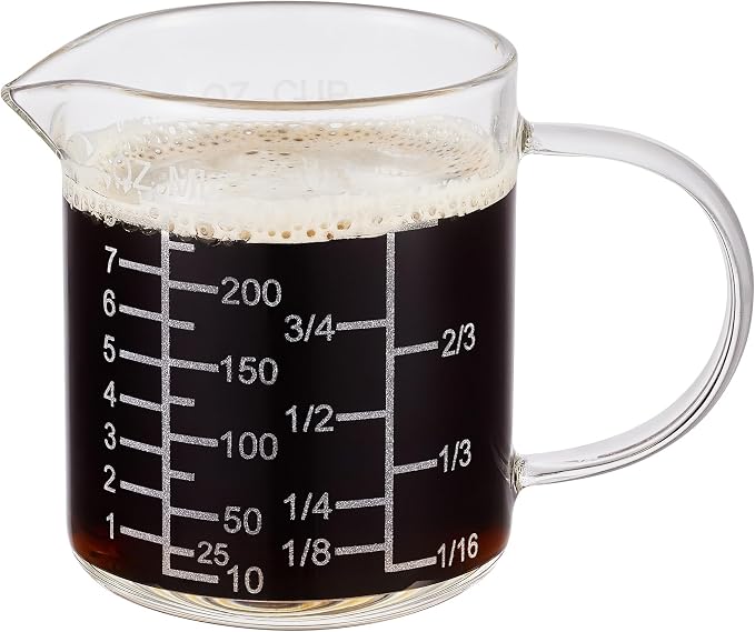 Ackers Mirror Scale Glass Measuring Cup--Made of High Borosilicate Glass - Image 8
