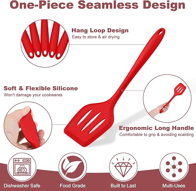 TeamFar Kitchen Utensils, Non-Stick Kitchen Gadgets - Image 3