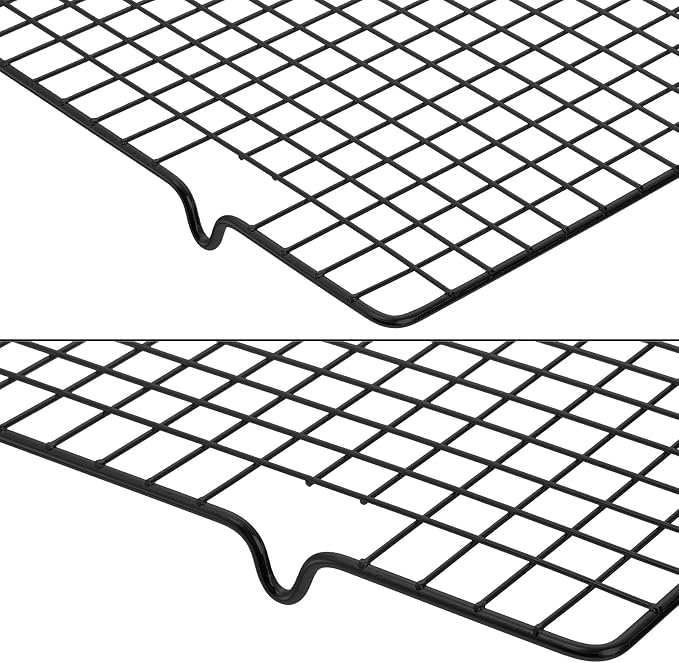 Tebery 2 Pack Black Heavy Duty Wire Cooking Rack Baking Racks - Image 3