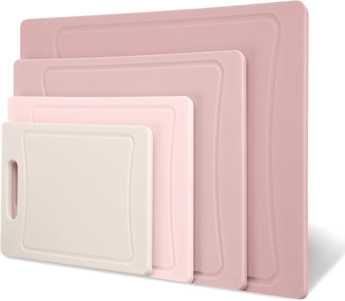 COOK WITH COLOR Non-Slip Cutting Board Set – Kitchen Essentials with Easy Grip - Image 8