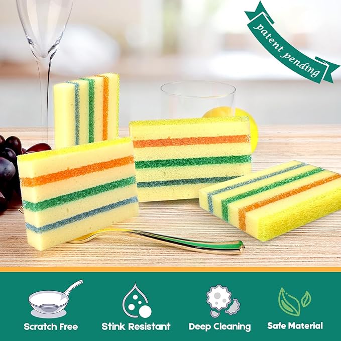 LAUNDRYLUX 6 Pack Scrub Sponge - Image 6
