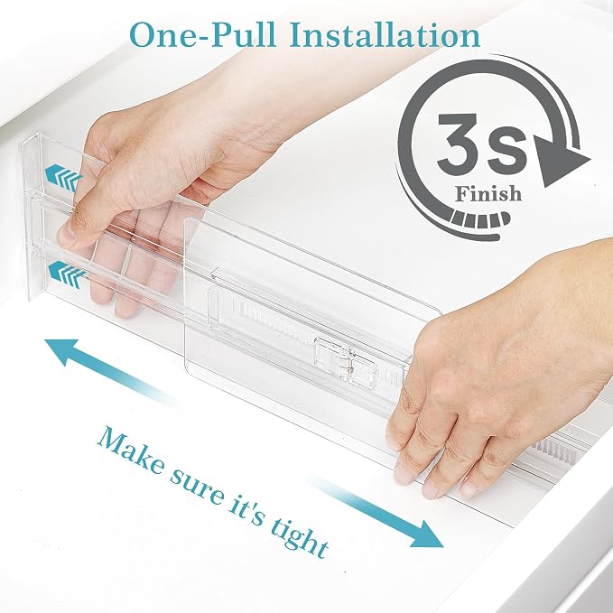 Vtopmart 8 Pack Drawer Dividers - Image 7