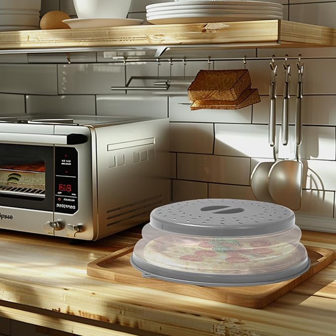 CasaCulina Collapsible Microwave Splatter Cover, Vented Microwave Lid - Image 7