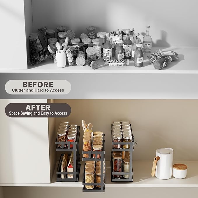 Magheo Pull Out Spice Rack Organizer - Image 5