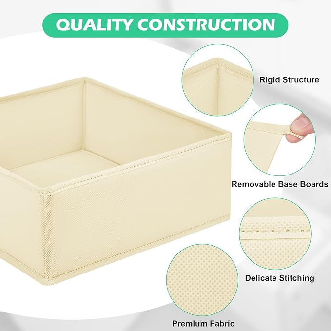 Drawer Clothing Organizer 16-Pack, Fabric Folding Wardrobe Organizer - Image 6