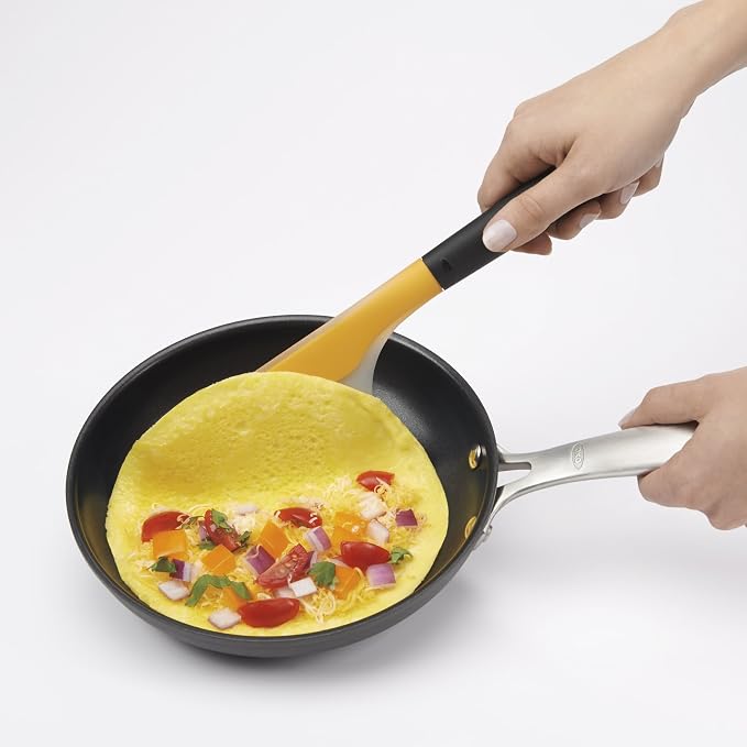 OXO Good Grips Small Flip and Fold Silicone Omelet Turner - Image 2
