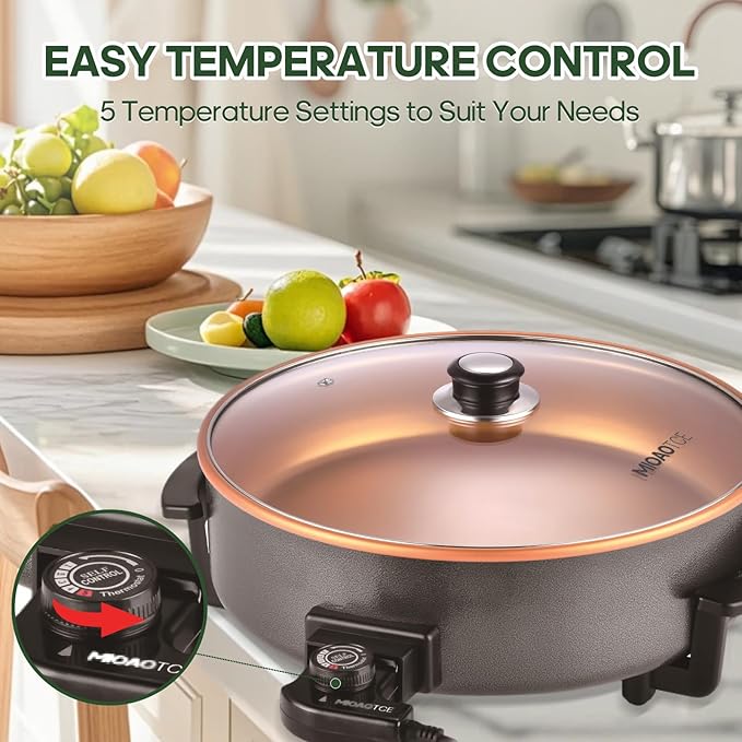 14" Large Electric Skillet - Image 5