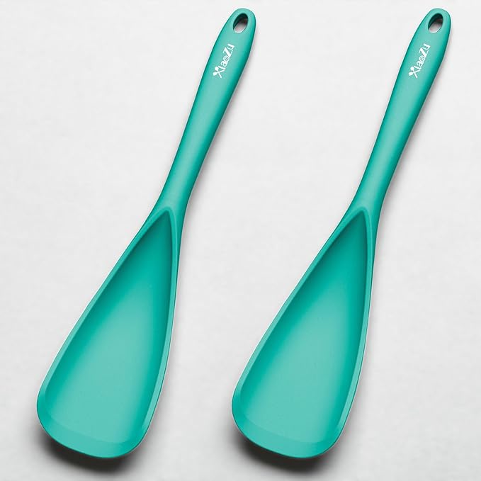 Silicone Spatula Spoon, Seamless Design, Safe by XiaoZuHomeKitchen