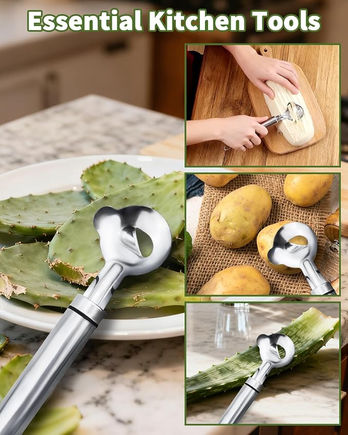Cactus Peeler Tool, Cactus Peeler Spoon, Long Handle Knife - Image 7