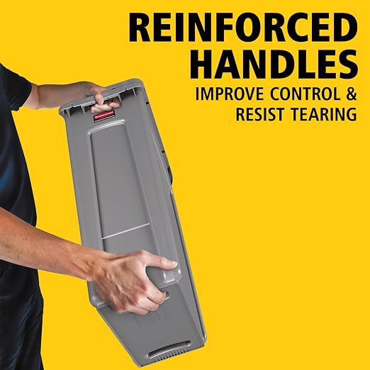 Rubbermaid Commercial Products Slim Jim Plastic Rectangular Trash/Garbage Can - Image 5