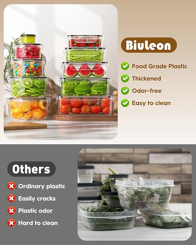 40 PCS Food Storage Containers - Image 6