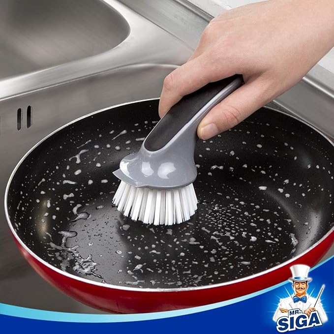 MR.SIGA Pot and Pan Cleaning Brush, Dish Brush - Image 6