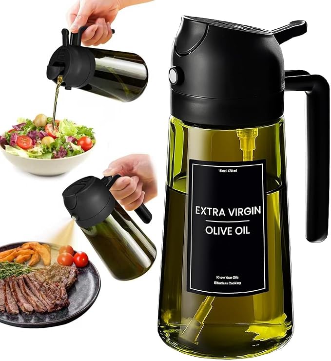16oz/470ml Glass Olive Oil Sprayer by XBllcyiv