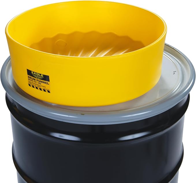 Eagle 1660 Drum Funnel – 18" Diameter, Fits 30 & 55 Gallon Drums, Spout Fits 2" - Image 5