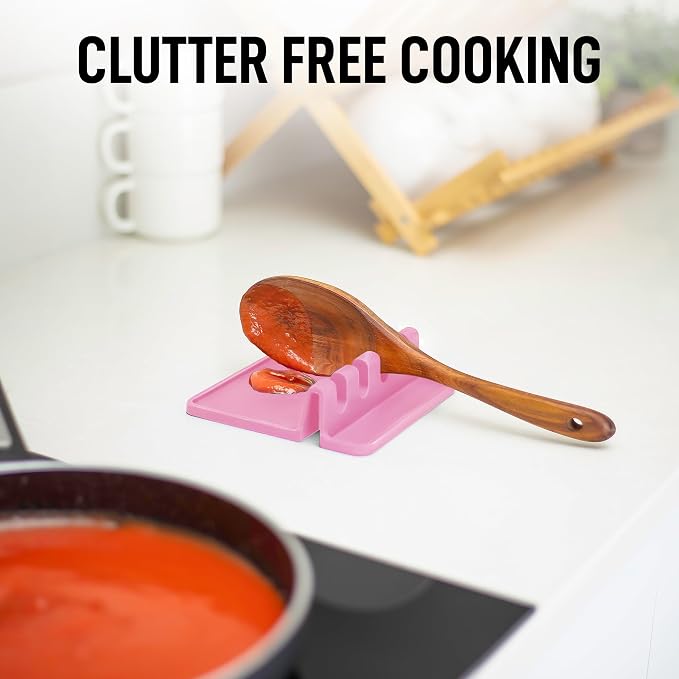 Zulay Kitchen Silicone Utensil Rest - Image 3