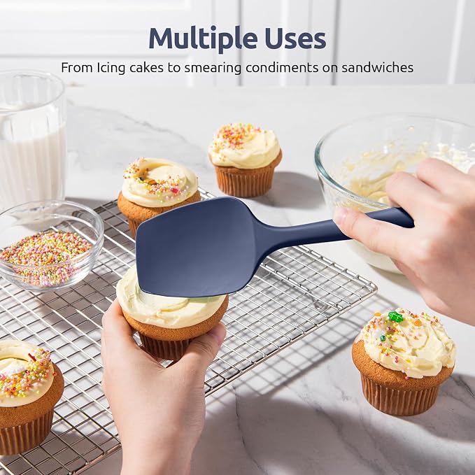 U-Taste Silicone Spoon Spatula Set, 600ºF High Heat Resistant Food Grade - Image 7