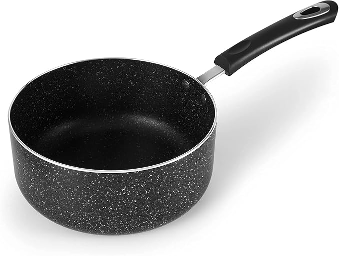 Nonstick Saucepan Set with Lid, Non Stick 1Qt & 2Qt Sauce Pan Set with Glass - Image 8