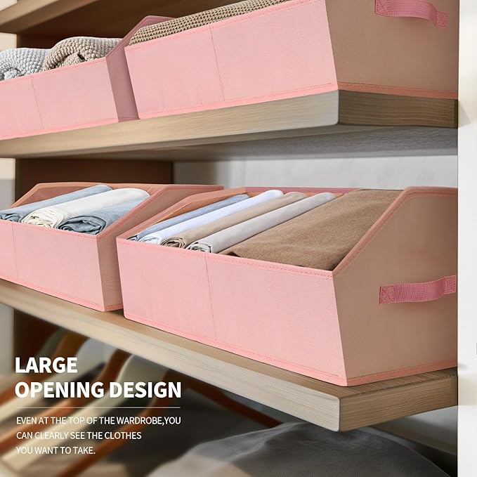 Homsorout Closet Baskets for Shelves Trapezoid - Image 3