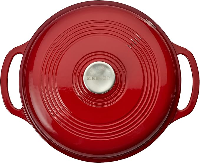 Mercer Culinary Enameled Cast Iron Round Dutch Oven, 6 qt. - Image 3
