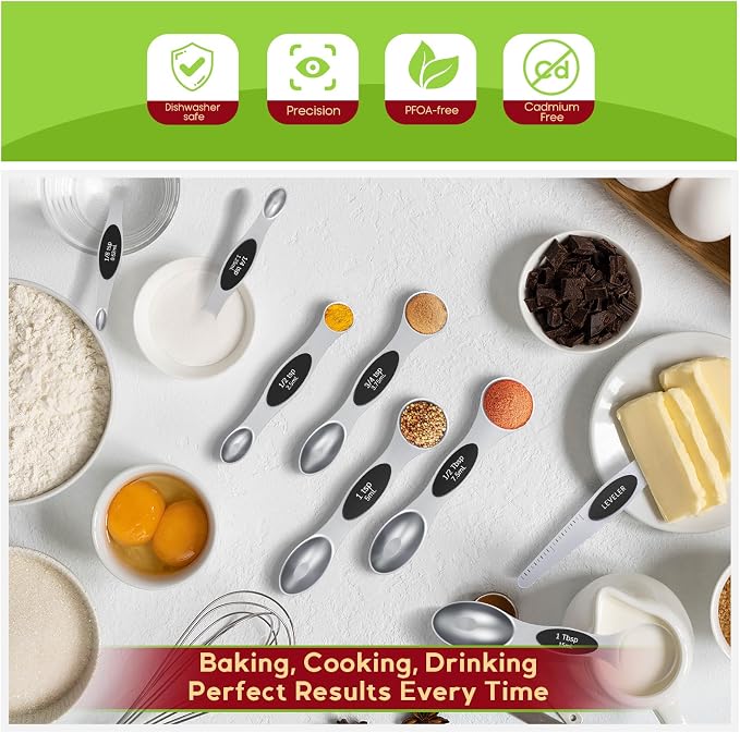 Magnetic Measuring Spoons Set - Image 5