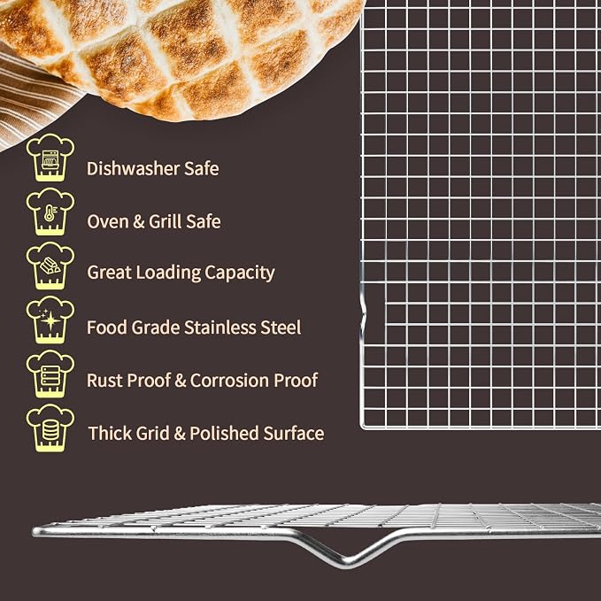 Briout 2PCS Cooling Racks for Cooking and Baking - Image 2