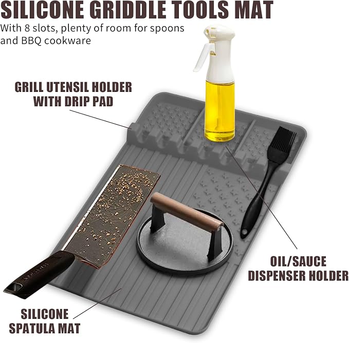 2 PCS Silicone Grill Mat Compatible - Image 4