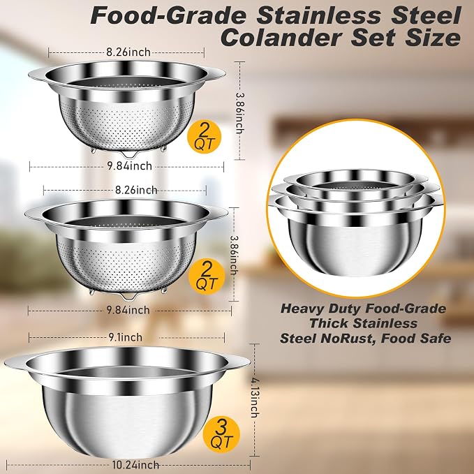 Stainless Steel Colander, and Pasta - Image 2