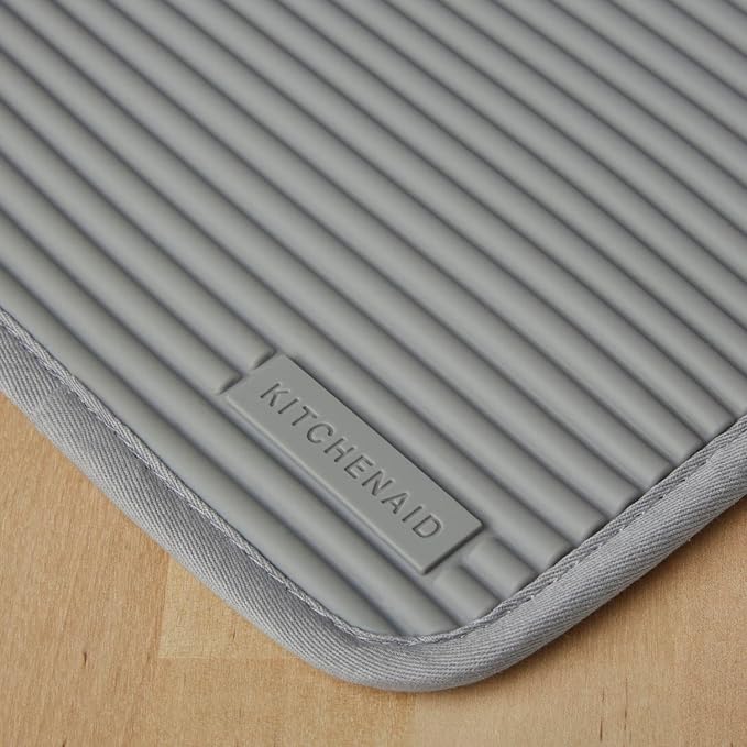 KitchenAid Ribbed Soft Silicone Pot Holder 2-Pack Set - Image 2