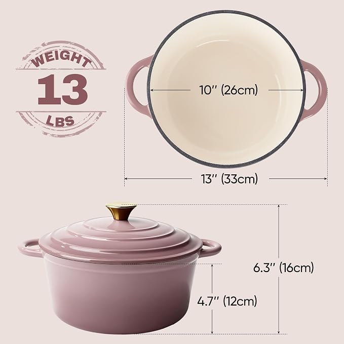 Vintage Style 6 Quart Dutch Oven Pot - Image 4