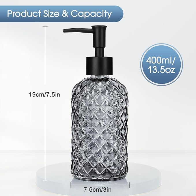 Topsky Gem Glass Soap Dispenser - Image 5