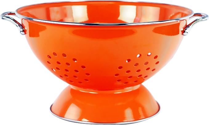 Calypso Basics by Reston Lloyd Powder Coated Enameled Colander, 5 Quart by RestonLloyd