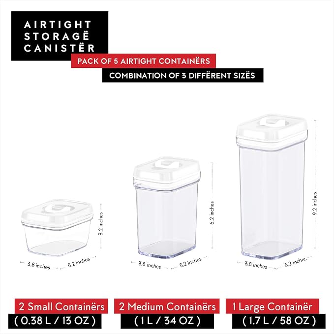 DWËLLZA KITCHEN Airtight Food Storage Containers - Image 6