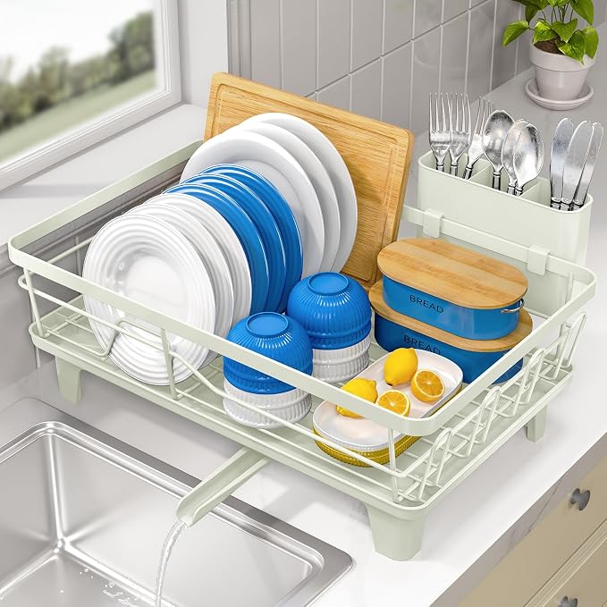 Urackify Dish Drying Rack for Kitchen Counter, Sink Dish Rack - Image 3
