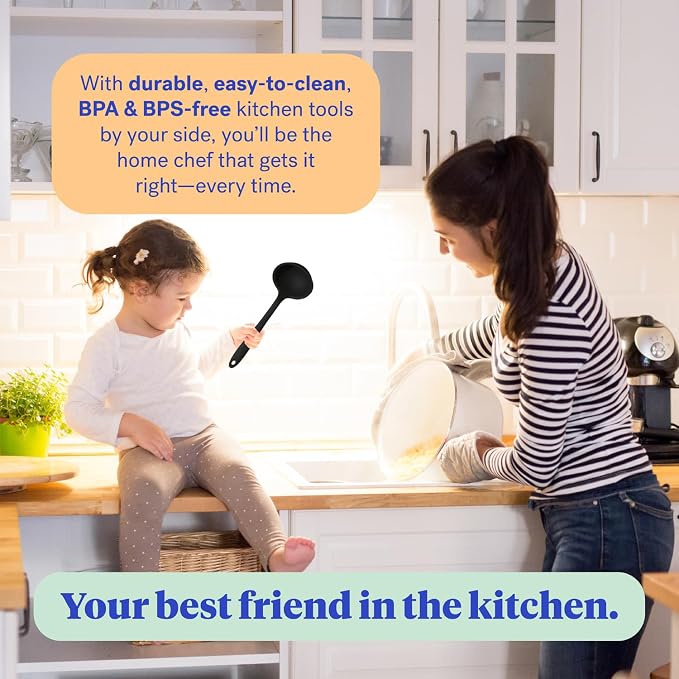 GIR: Get It Right Silicone Ladle Spoon – High Heat Resistant Kitchen Tool - Image 7
