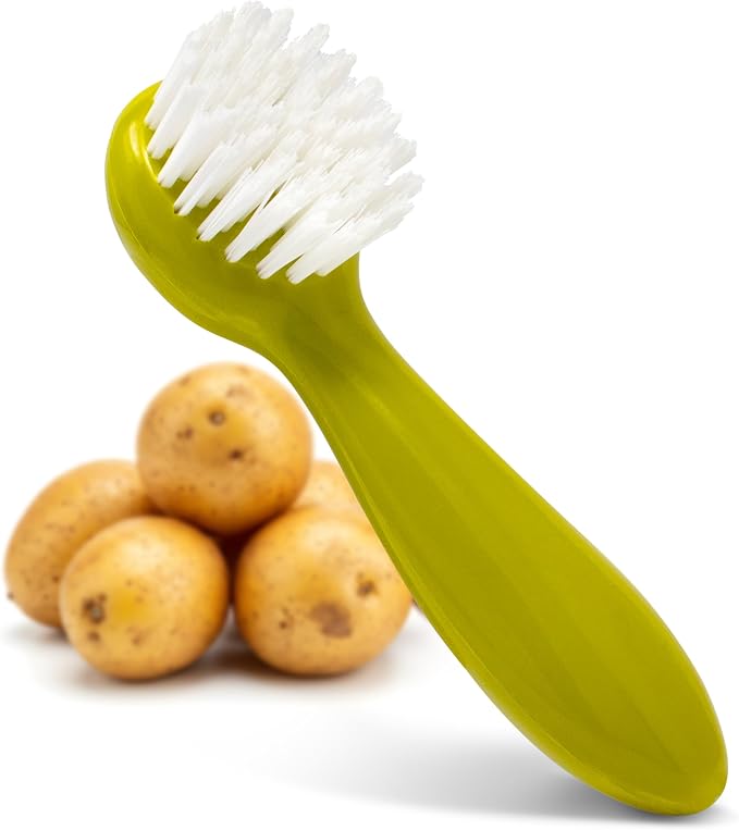 Joie Potato Scrub Brush, Ergonomic Easy Grip Handle, Small and Compact by TheJoie