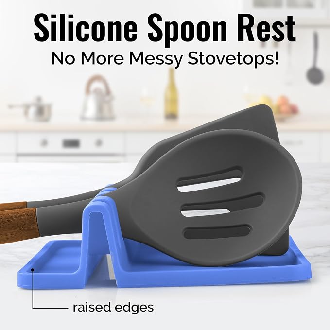 Zulay Kitchen Silicone Utensil Rest - Image 2