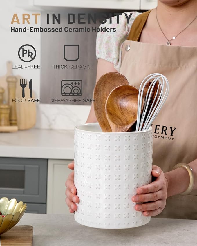 Nucookery 6.4'' Utensil Holder - Image 3