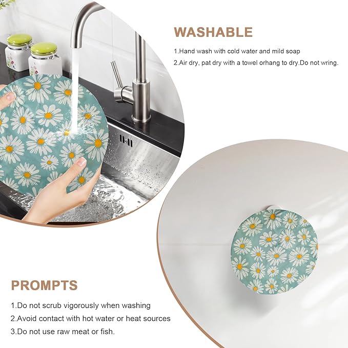 Reusable Bowl Covers for Bread Proofing - Image 6